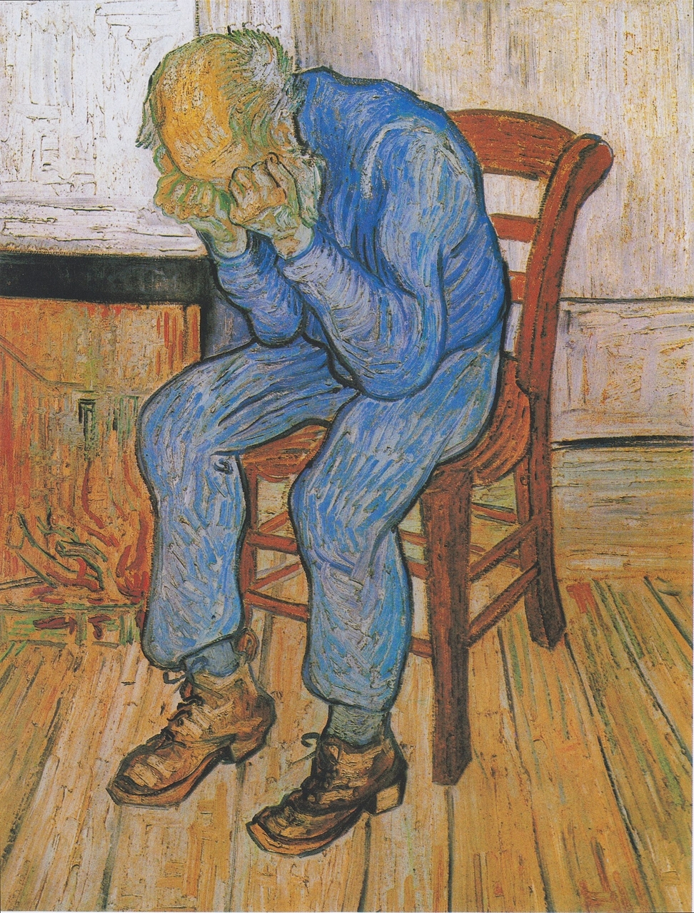 Sorrowing old man ("At Eternity's Gate")