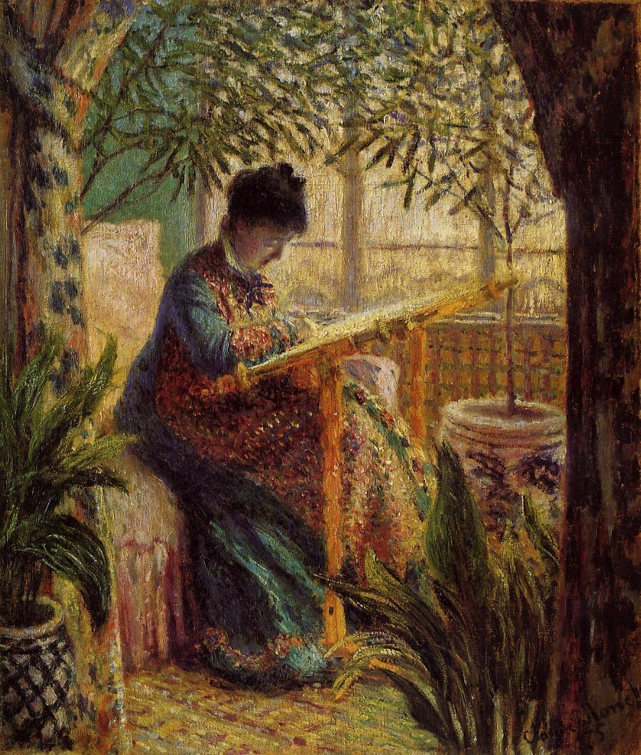 Camille au métier