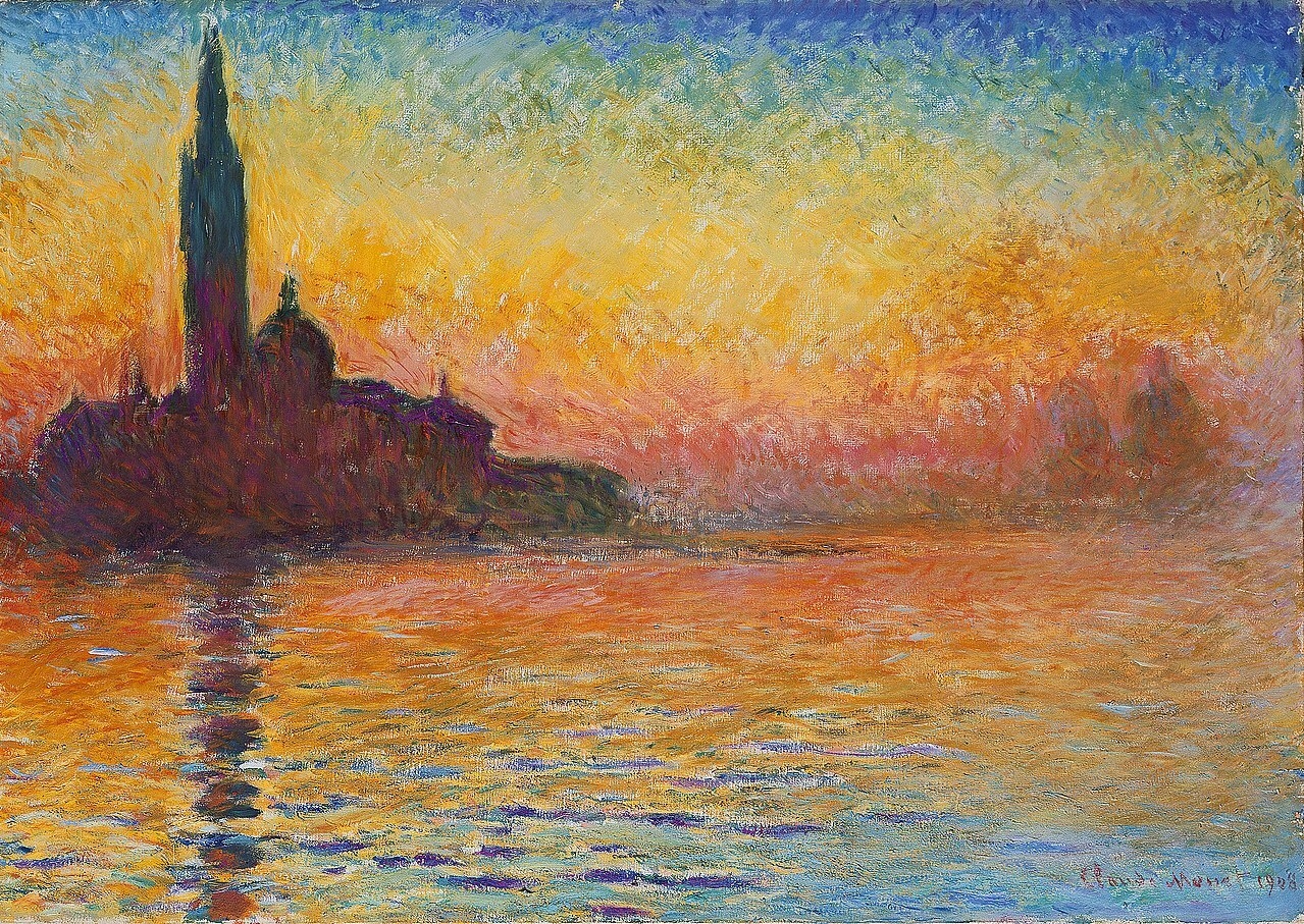 San Giorgio Maggiore au crépuscule'