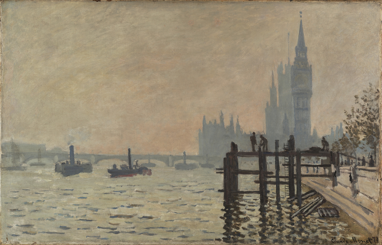 The Thames below Westminster