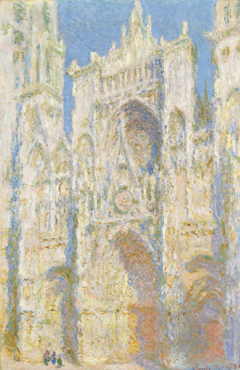 Rouen Cathedral, West Façade, Sunlight