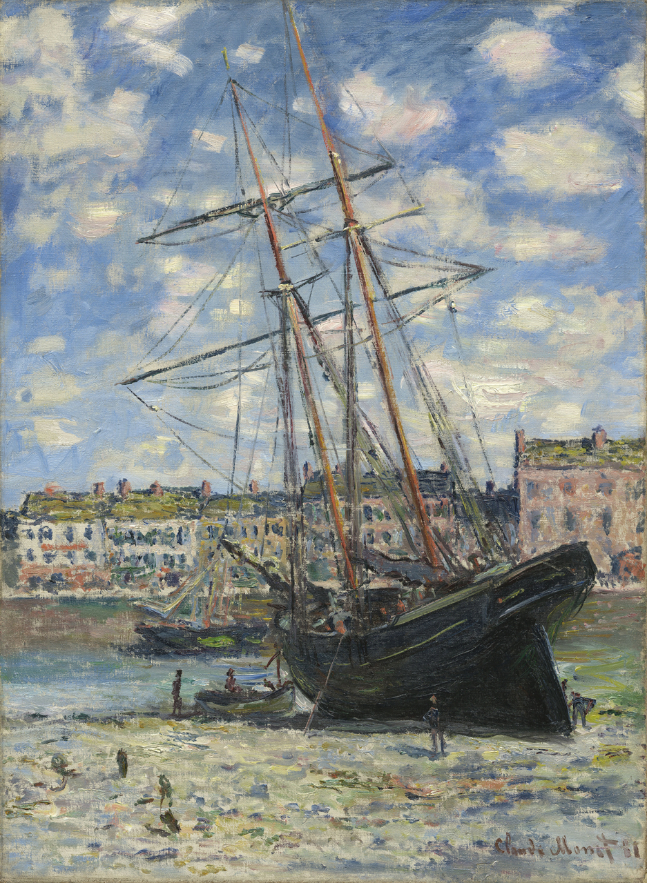 Boat Lying at Low Tide