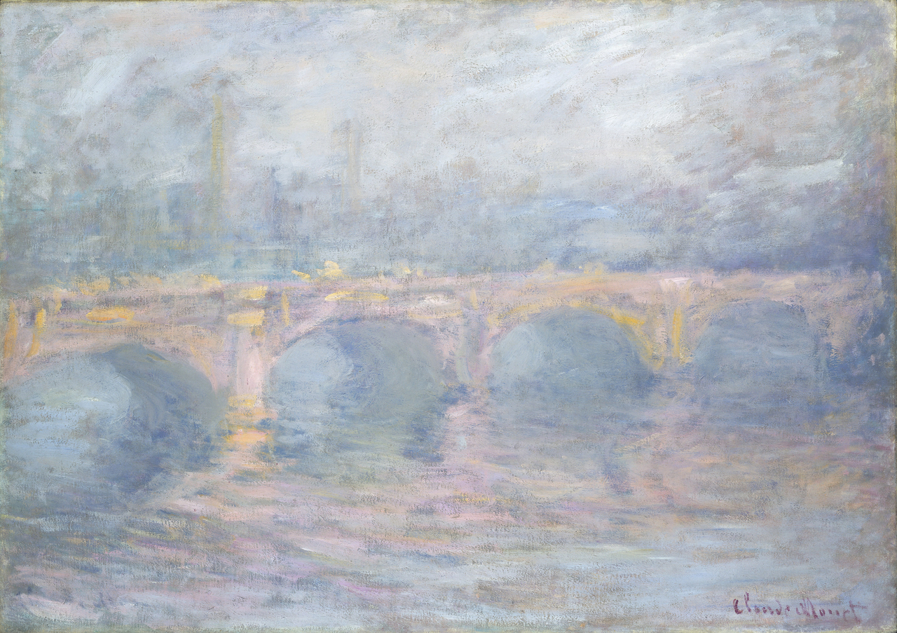 Waterloo Bridge, London, at Sunset