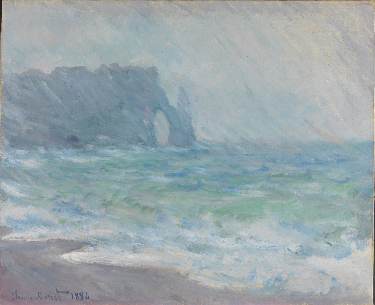 Regnvær, Etretat