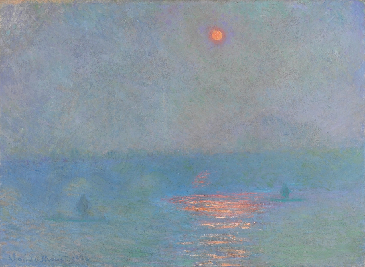 Waterloo Bridge: Effect of Sunlight in the Fog