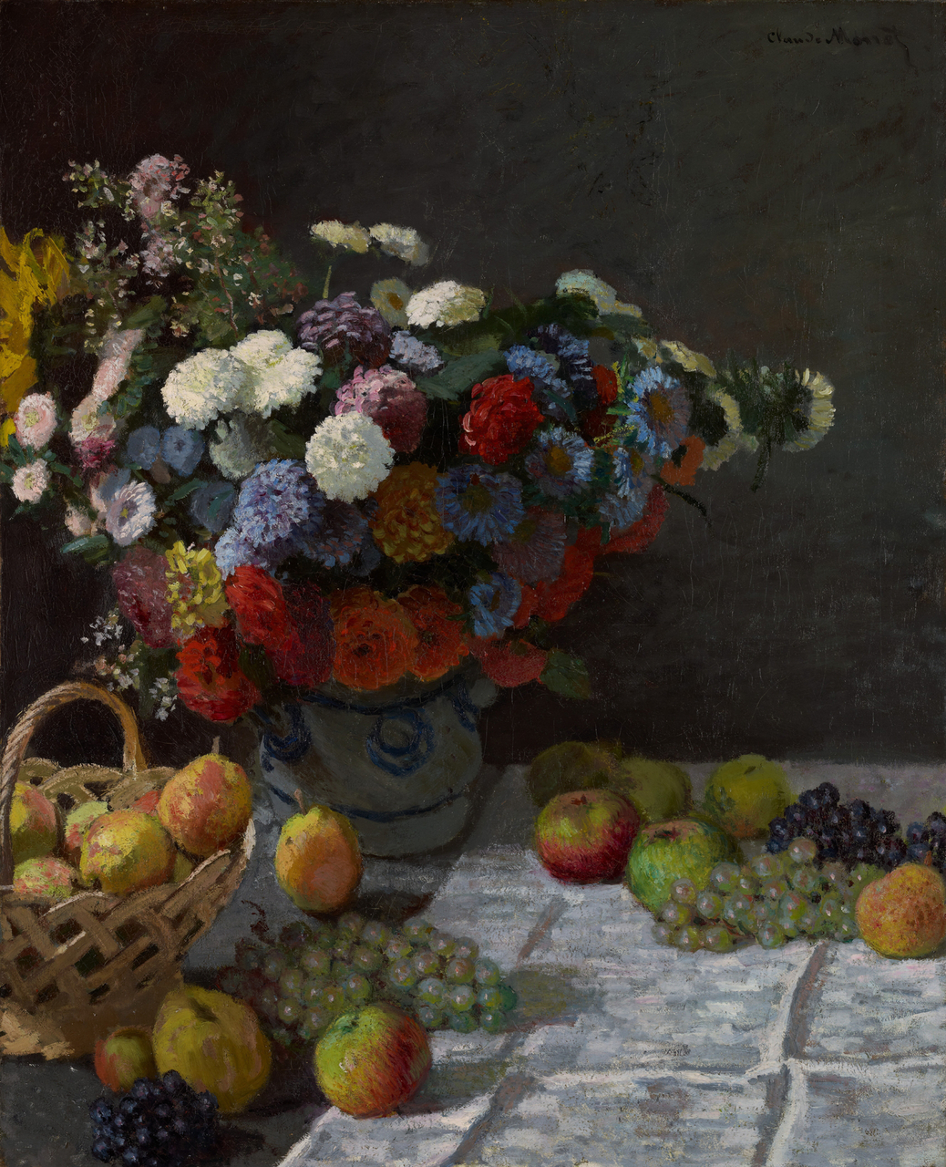 Still Life with Flowers and Fruit (Main View)